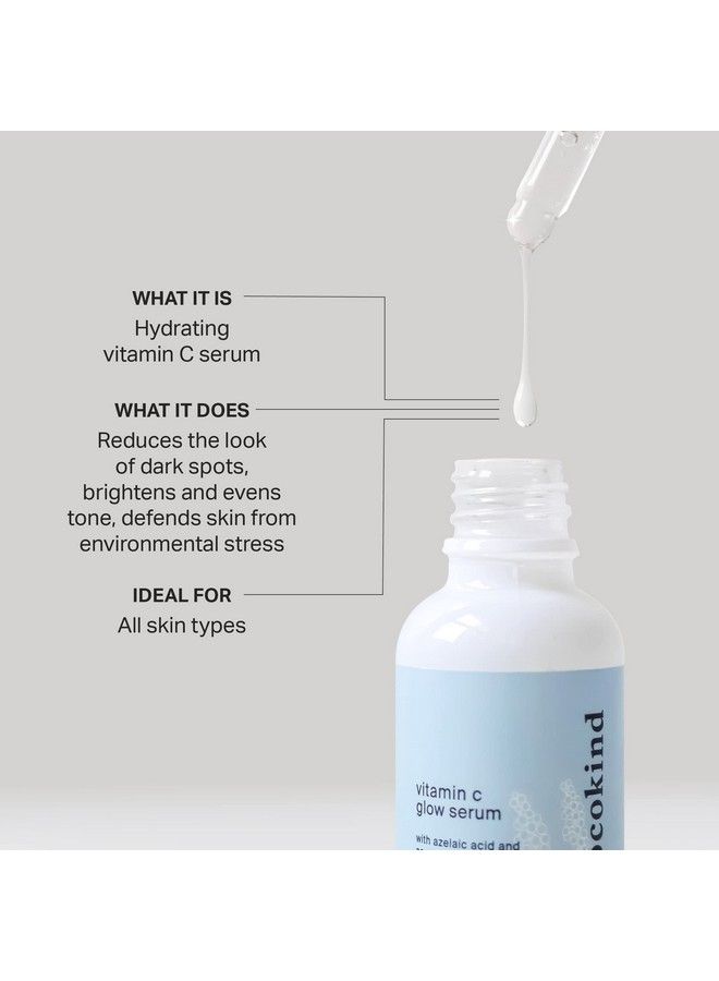 Cocokind Vitamin C Glow Serum With Azelaic Acid And Sea Grape Caviar For Bright And Even Skin 1 Fl Oz - Image 3