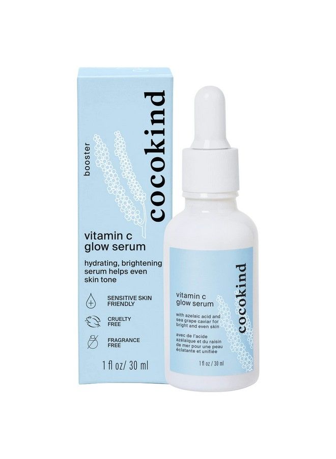 Cocokind Vitamin C Glow Serum With Azelaic Acid And Sea Grape Caviar For Bright And Even Skin 1 Fl Oz - Image 2