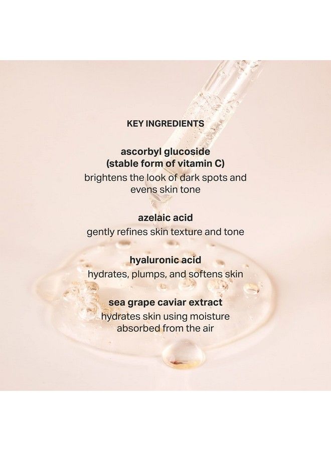 Cocokind Vitamin C Glow Serum With Azelaic Acid And Sea Grape Caviar For Bright And Even Skin 1 Fl Oz - Image 4