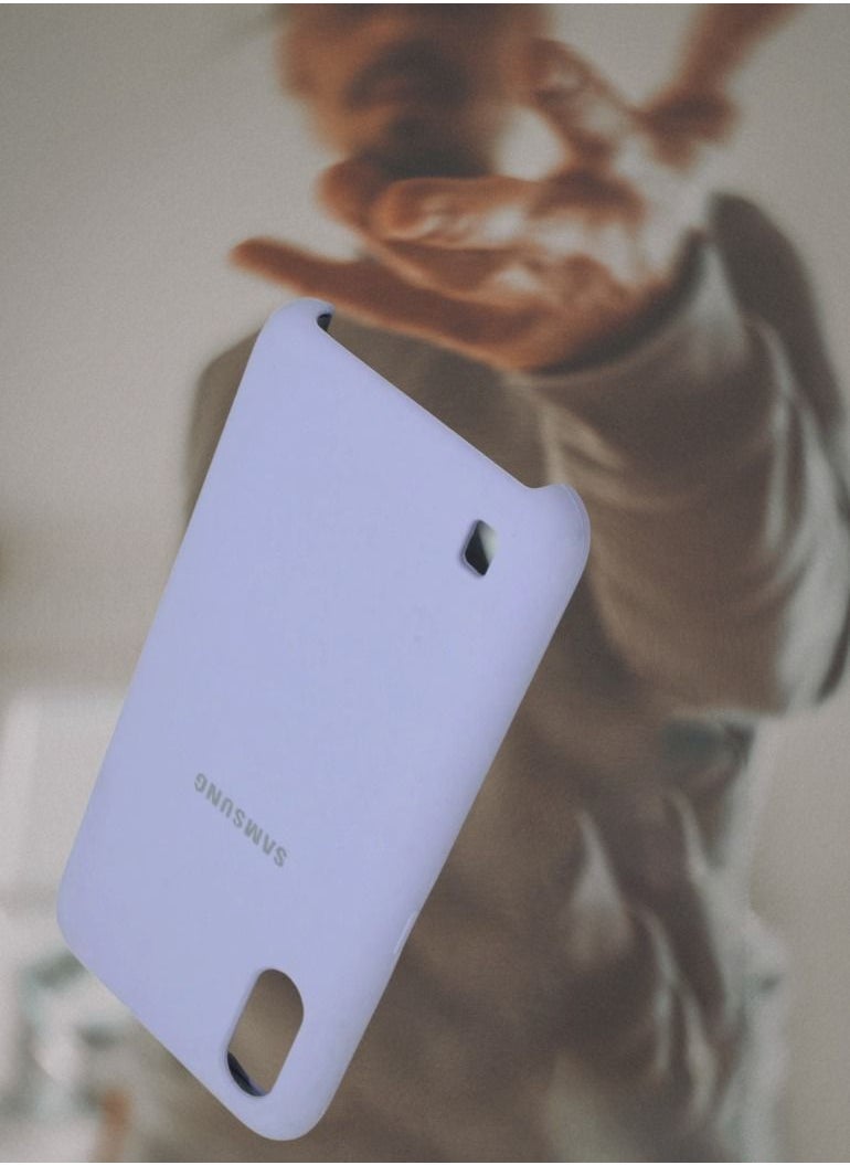 جالاكسي ديزاين غطاء واقٍ من السيليكون لهاتف Samsung Galaxy A01 جراب رفيع وأنيق مع بطانة داخلية من الألياف الدقيقة  - Image 2