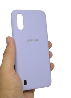 Galaxy Design Silicone Protective Cover for Samsung Galaxy A01 Slim Stylish Case with Inside Microfiber Lining  - Image 3