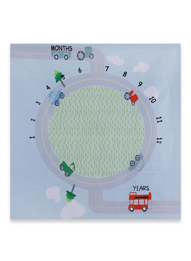 BabyMoon Designer Growth Baby Photography Propsphoto Blanket Photoshoot Bedsheet Best Baby Shower Gift (Car40 X 40 Inch) - Image 4