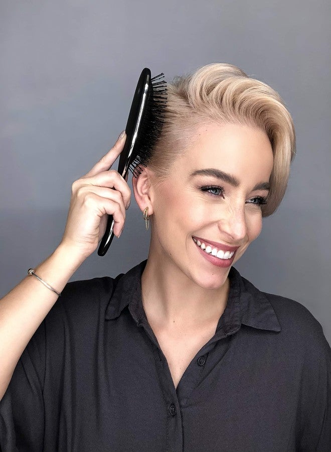 Framar Detangling Brush for Curly Hair - Hair Brushes for Women Detangler, Wet Detangler Hair Brush Wet, Wet Hairbrush For Women, Hairbrushes, Wet Hair Brush Detangler - Reduces Hair Breakage Black - Image 4