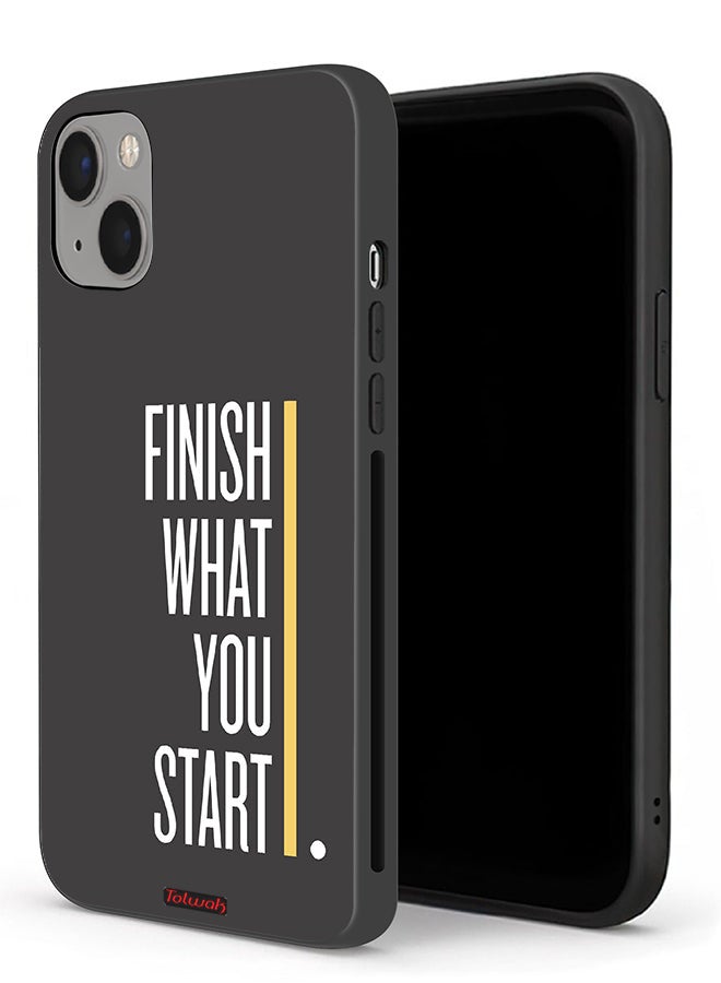 Tolwak Apple iPhone 13 Protective Case Finish What You Start - Image 1