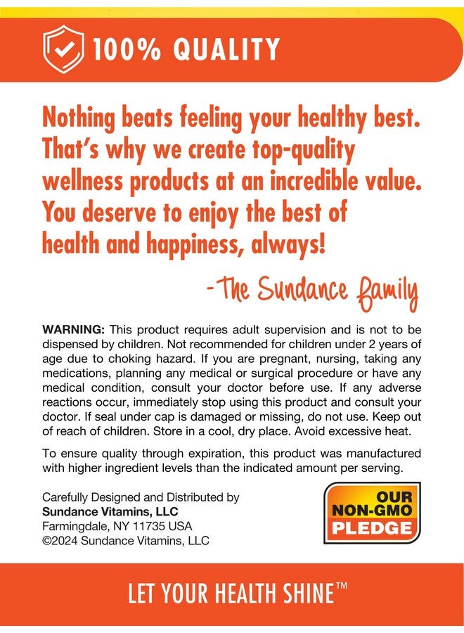 Sundance Vitamin C 500mg with Bioflavonoids and Rose HIPS | Vegetarian, Non-GMO & Gluten Free Supplement - Image 5