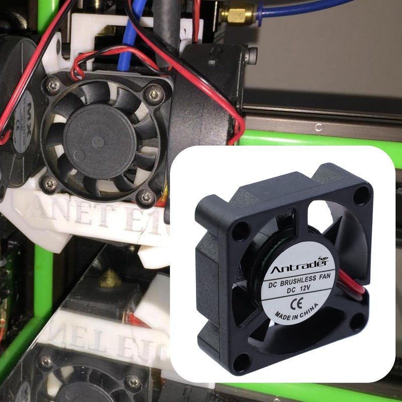 Antrader 5-Pack 3010 12V DC Brushless Cooling Fan 30x30x10mm for 3D Printer - Image 5