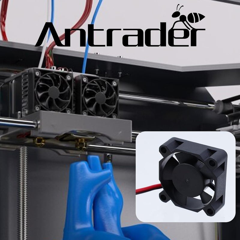 Antrader 5-Pack 3010 12V DC Brushless Cooling Fan 30x30x10mm for 3D Printer - Image 4