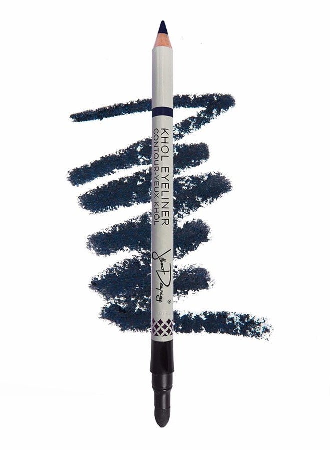 Jillian Dempsey Khôl Eyeliner | Waterproof Eyeliner Pencil with Built-in Smudger | Long-Lasting Intense Color I Black Sapphire - Image 1