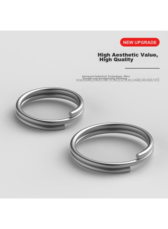 Laben Titanium Alloy Key Ring, Keychain, Quick-release Hook, Car Flat Ring, Flat Round Ring, Key Ring Accessory - Image 2
