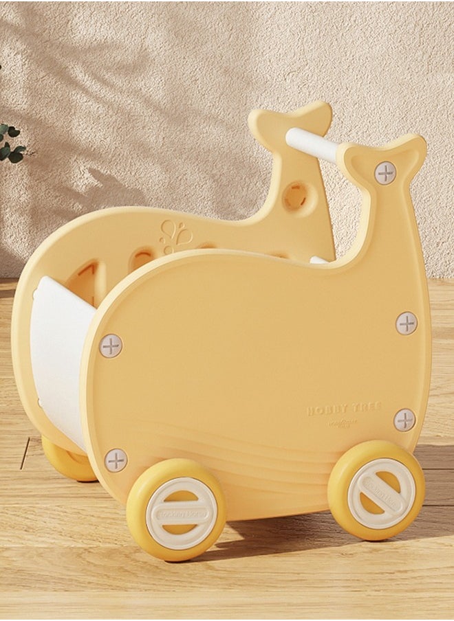 JSAITOYS - Kids Supermarket Shopping Cart Simulation Toy For Baby Storage Trolleys - Image 1