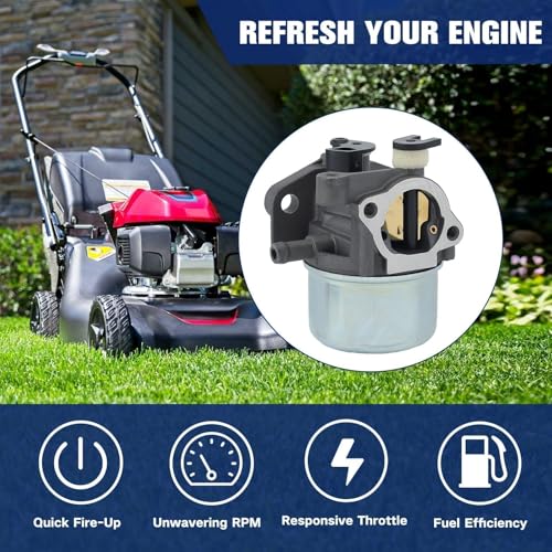 Powtol 799866 Carburetor for Brigg and Straton 190CC 675 Series Engine 790845 794304 799871 796707 Craftsman Troy Bilt 6.75 725EX TB230 Toro 20332 Lawn Mower - Image 4