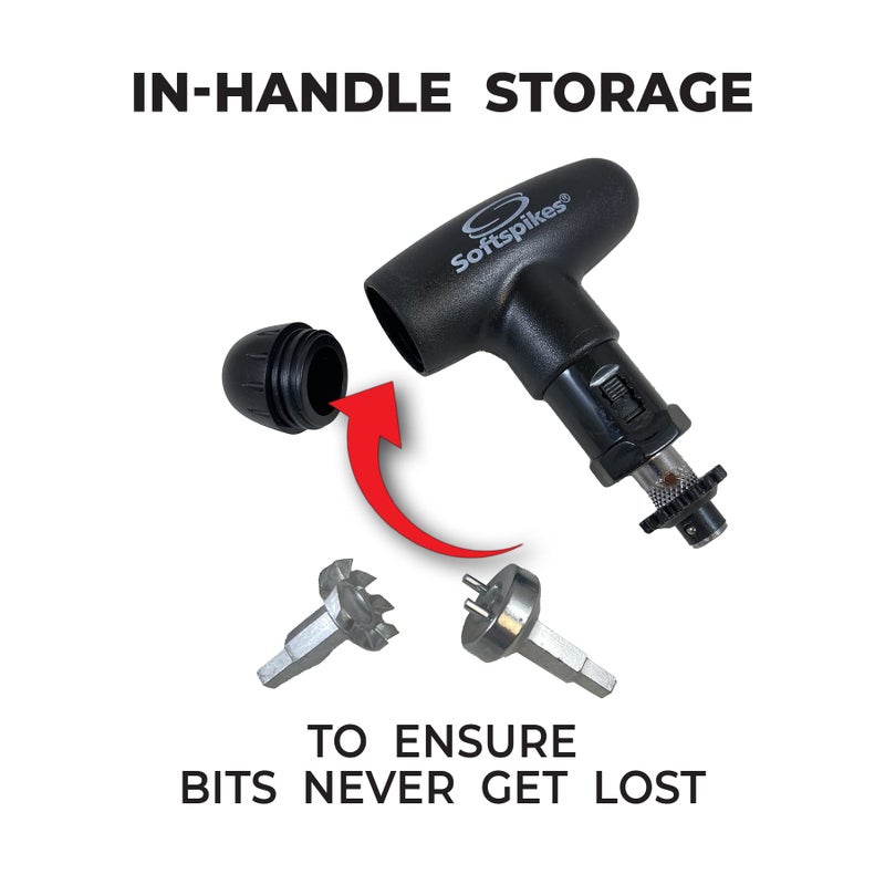 Softspikes Golf Cleat Kaddy - Attachments to Both Remove & Install Golf Spikes Quickly - Compatible with Any Insert System - Image 3