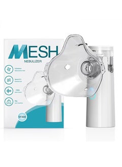 VINSOC Mesh Nebulizer Machine for Children Men Women Mini Handheld Portable Steam Humidifier for Kids Home and travel White  - Image 2