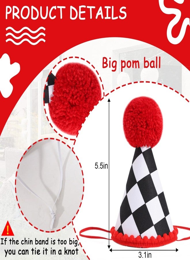 BEADED Fast One Party Birthday Hat - Racing Theme Birthday Decorations,Race Car Party Hat,Fast One Decor Cake Smash (red-1) - Image 2