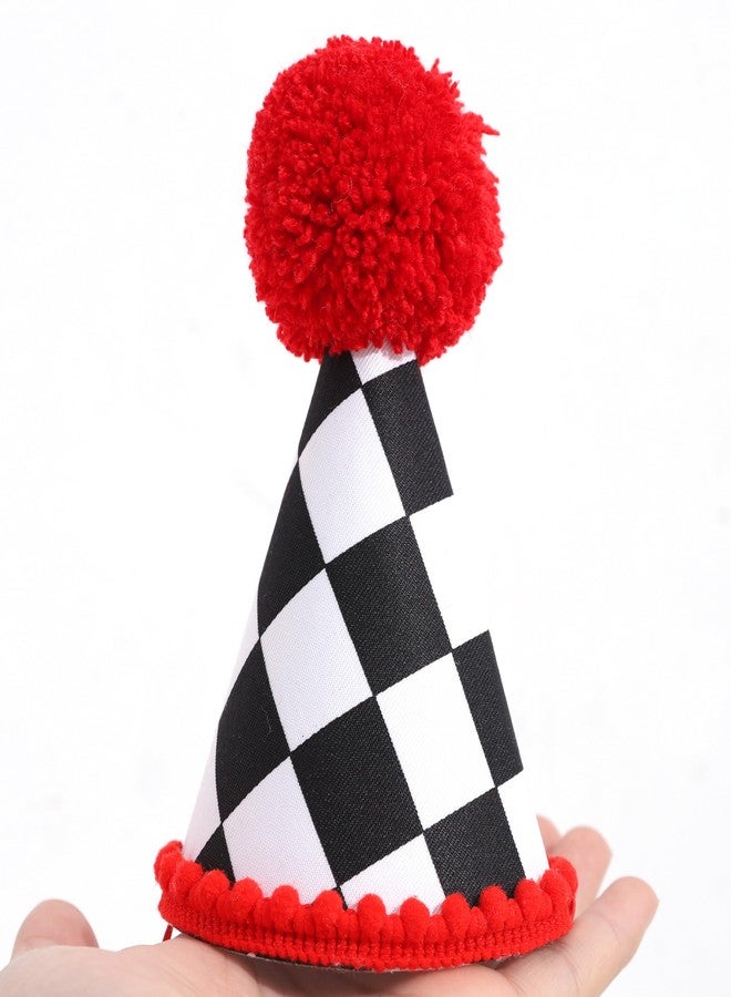 BEADED Fast One Party Birthday Hat - Racing Theme Birthday Decorations,Race Car Party Hat,Fast One Decor Cake Smash (red-1) - Image 5