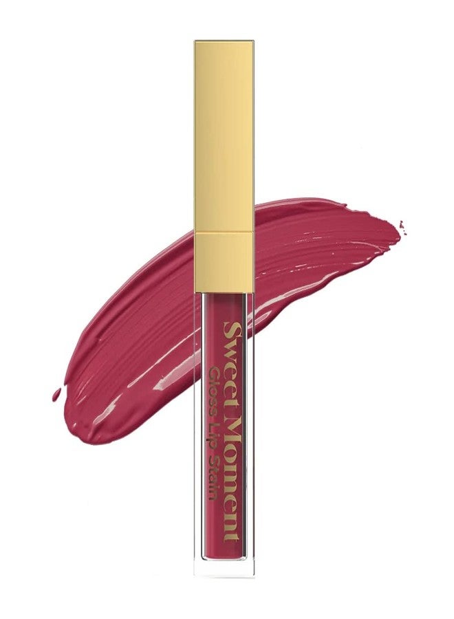 Sistar Sweet Moments Gloss Lip Stain Long-Lasting Glossy Finish Vivid High Pigment Colors Smooth and Sweet 1.5 mL / 0.05 fl. oz. (Dusty Rose) - Image 1