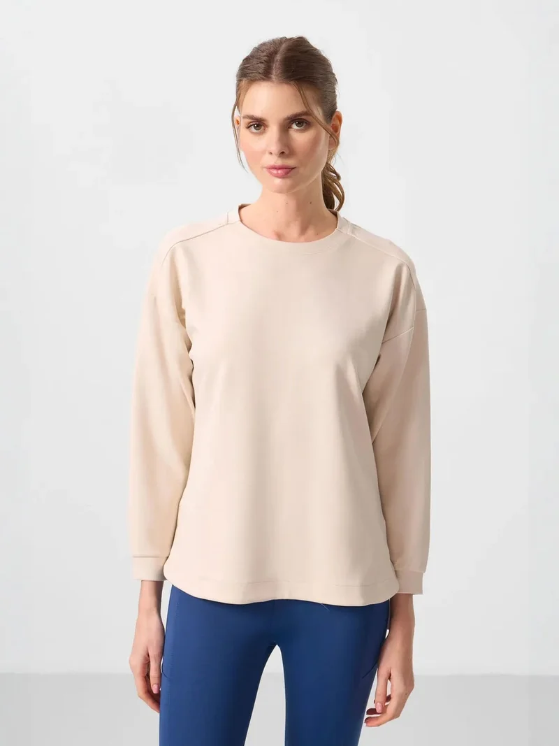 تومي لايف TOMMY Long-sleeve Jersey Tunic Top