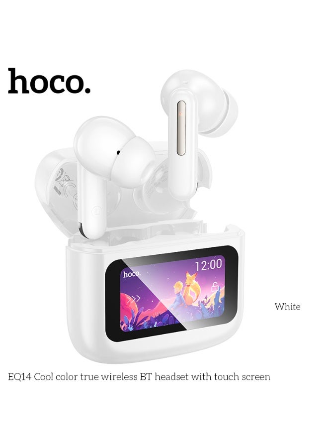 hoco. EQ14 Cool color true wireless BT headset with touch screen - Image 1