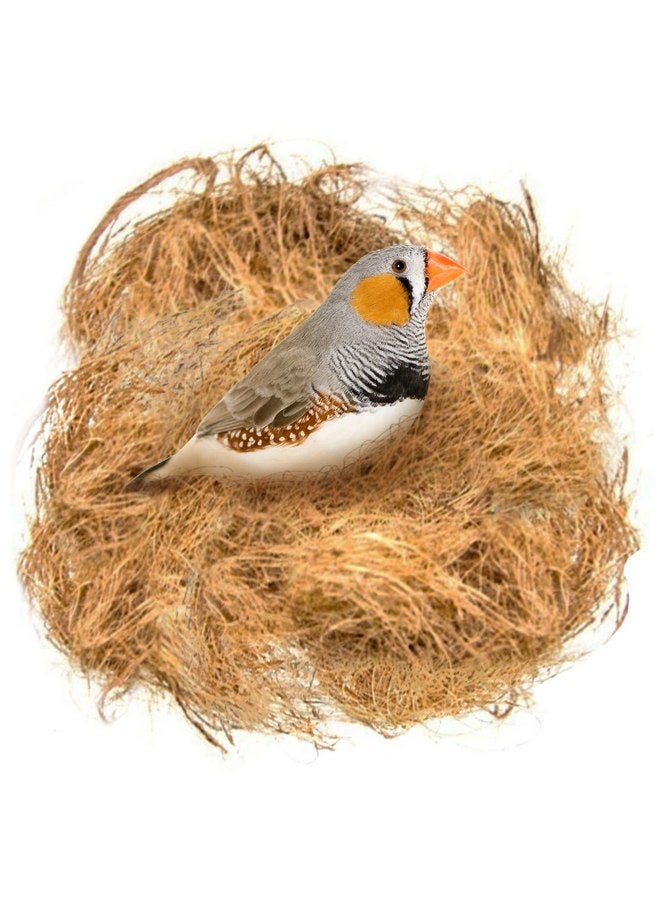 SunGrow Finch Coconut Fiber, Loose Bedding Substrate for Birds Nest Cages, Nesting Material for Budgie Hummingbird Canary Parakeet (3 oz) - Image 1