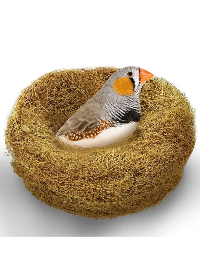 SunGrow Finch Coconut Fiber, Loose Bedding Substrate for Birds Nest Cages, Nesting Material for Budgie Hummingbird Canary Parakeet (3 oz) - Image 2