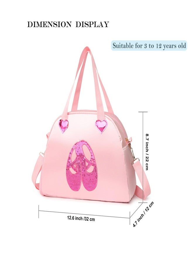 SEHXIM Cute Ballet Dance Bag Tutu Dress Dance Bag Gym Travel Duffle Bag for Girls Waterproof Small Duffle Bag Ballet Bags.(Purple) - Image 2
