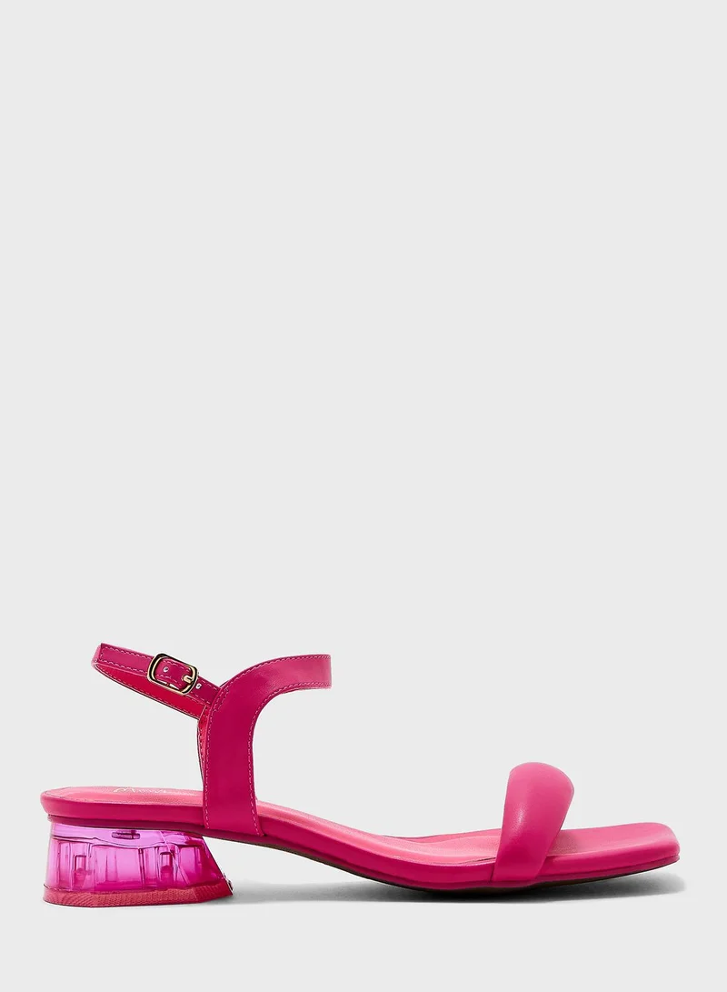 MENBUR Ankle Strap Low Heel Sandals