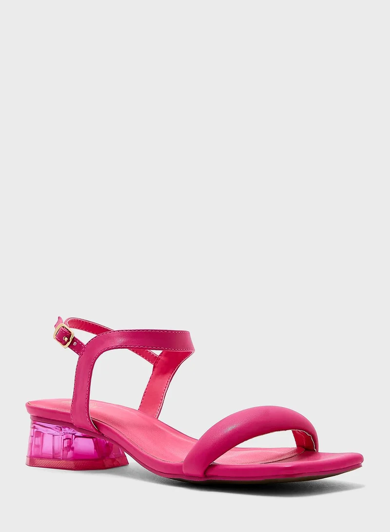 MENBUR Ankle Strap Low Heel Sandals