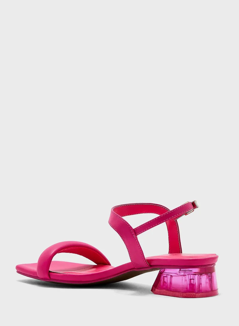MENBUR Ankle Strap Low Heel Sandals