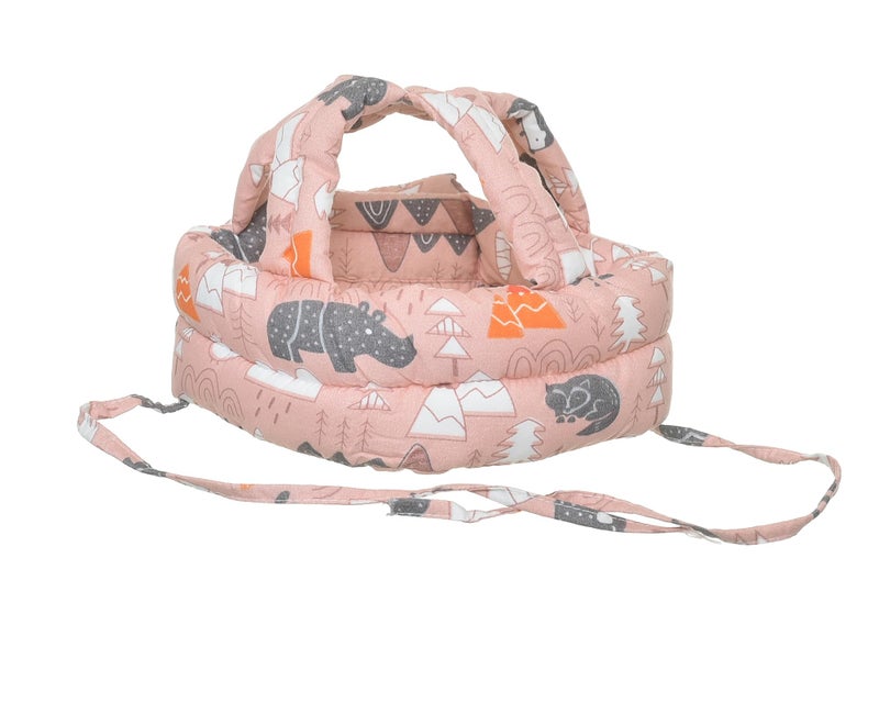 Minsa Padded Baby Safety Helmet Head Protection Cushion Cap Code 140 for Infants Toddlers -Multicolor - Image 1