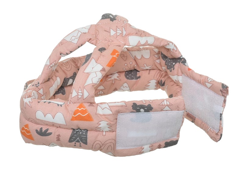 Minsa Padded Baby Safety Helmet Head Protection Cushion Cap Code 140 for Infants Toddlers -Multicolor - Image 3