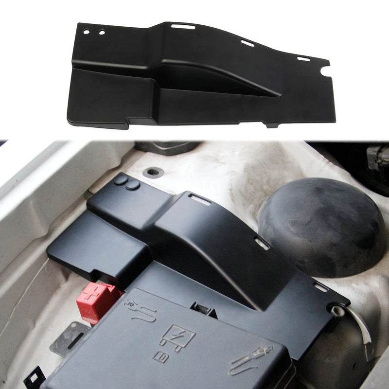Black Plastic Engine Side Dust Cover Accessories for Dodge Charger 20112022 Engine Side Wire Dust Cover