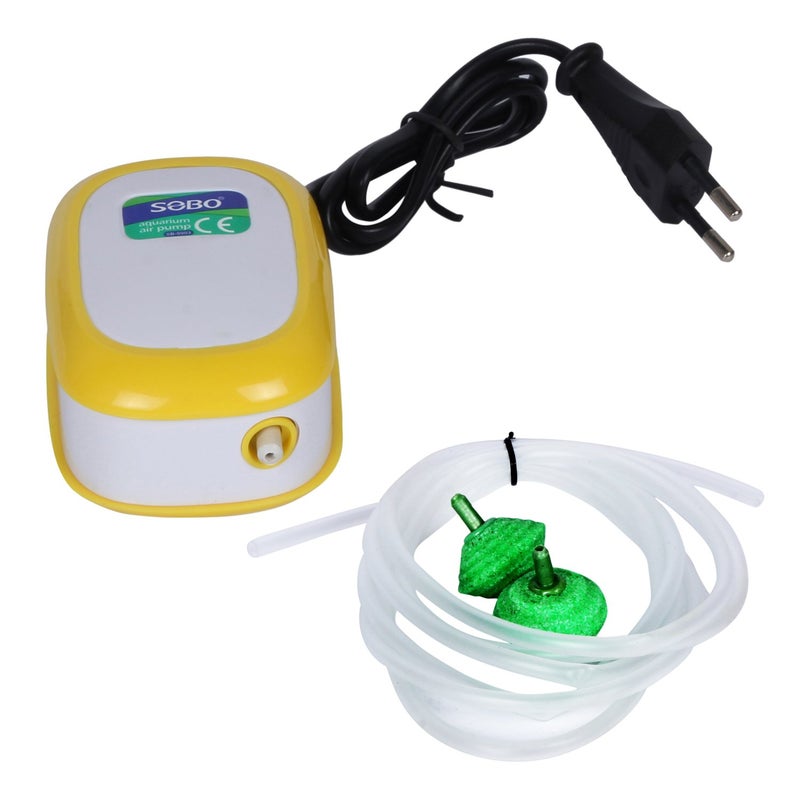 SOBO Aquarium AIR Pump with AIR Stone and AIR Tube 3 MTR. by JAINSONS - Image 5