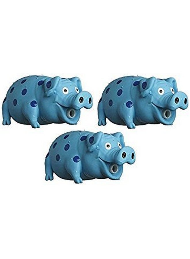 لعبة الكلب اللاتكس على شكل خنزير من مولتيبيت جوبليتس، ألوان متنوعة، الحجم: عبوة من 3 قطع