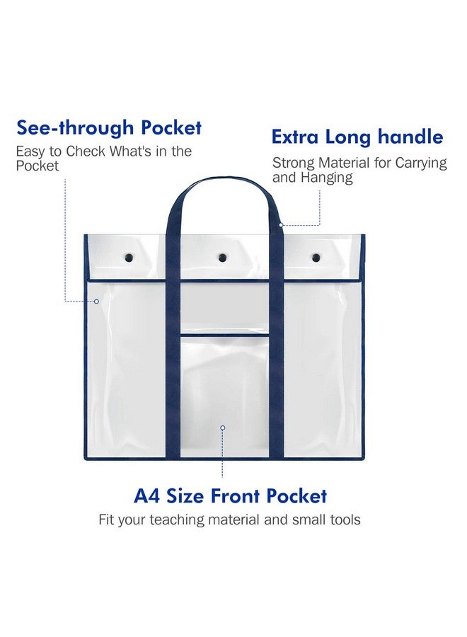 GAMENOTE 3 Pack Large Poster Storage Bag (31.5"×25.5") Bulletin Board Holder Art Portfolio Container for Teachers Classroom Organization - Image 5