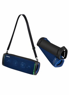KASTWAVE Silicone Case with Shoulder Strap for Sony SRS-XB43 Extra BASS Speaker, Flexible Carrying Case, Protect Pouch Sleeve, Shockproof and Non-Slip Travel Silicone Protective Cover -Black  - Image 1