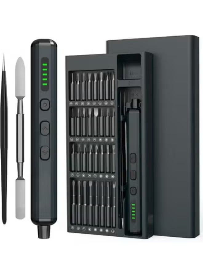 68-in-1 Precision Electric Screwdriver – Magnetic S2 Bits, 5 Torque Gears & LED Screen for Laptops, Glasses & Watches Repair - Image 1
