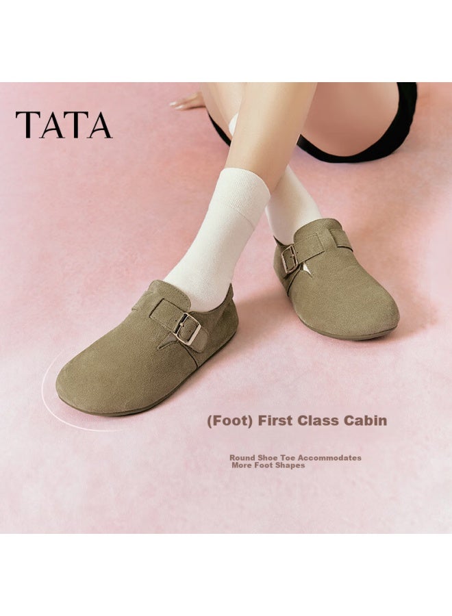 Tata Retro Birkenstock Shoes, Spring 2025 Cgw02am5, Yellow-brown, Size 38 - Image 1
