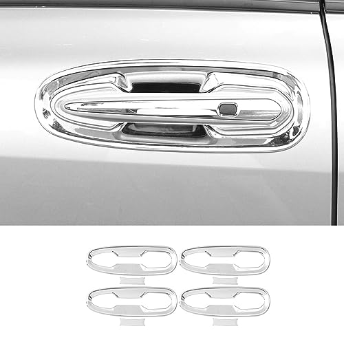 ERIDANUS Auto Accessories Fit for Toyota Sienna 2025 2024 2023 2022 2021 Door Handle Bowl Cover Molding Trim Chrome Silver ABS 8 PCS - Image 1