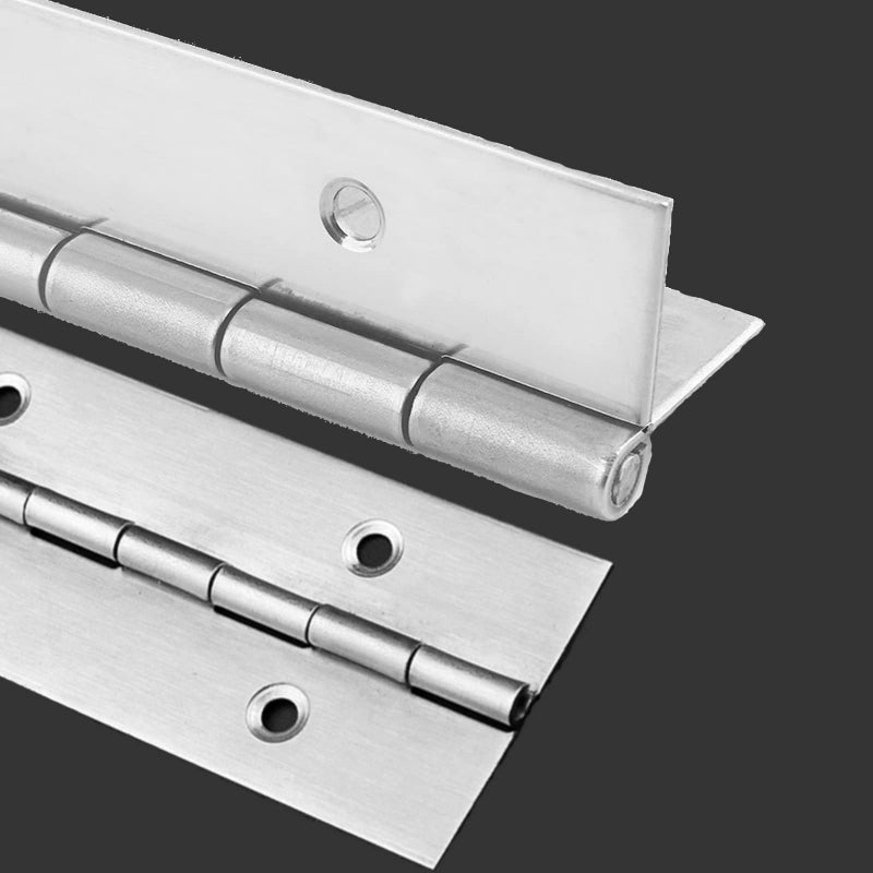 2 Piece 2 x 18 Stainless Steel Piano Hinge 0060 116 Thick Heavy Duty Piano Hinge with Holes Silver Continuous Piano Hinges for Wood Furniture Mailbox ToolStorage Boxes Cabinets Door Piano