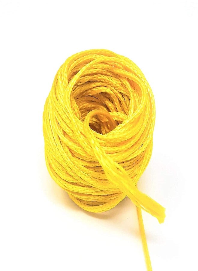 Yashvin® @ Yellow Thread for Wrist-30 Mtr, Pasupu Thadu, Religious Peela Dhaga, Thali Kayiru Yello Thread, Yelow Dhagaa for Men, Silk Pila Reshmi Dhaga for Rudraksha fe78 - Image 2