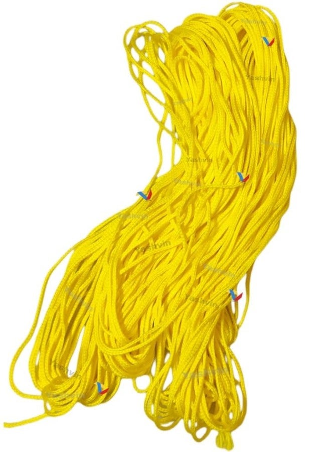 Yashvin® @ Yellow Thread for Wrist-30 Mtr, Pasupu Thadu, Religious Peela Dhaga, Thali Kayiru Yello Thread, Yelow Dhagaa for Men, Silk Pila Reshmi Dhaga for Rudraksha fe78 - Image 1