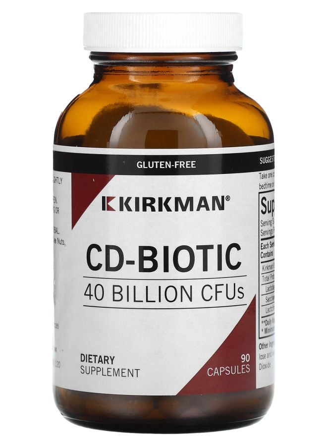 Kirkman Labs CD-Biotic 40 Billion CFUs 90 Capsules