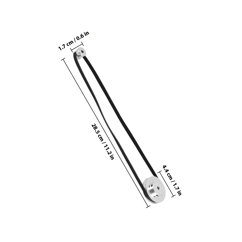 1 Set of Timing Pulley Wheel Teeth Timing Pulley Teeth Synchronous Wheel Timing Belt Wheel - Image 2