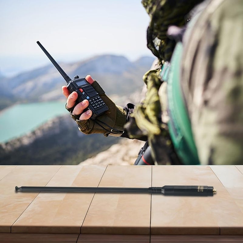 High Gain Dual Band Telescopic Antenna SMA Female for Two Way Radio 3 0dB 5 0dB 10W - Image 5