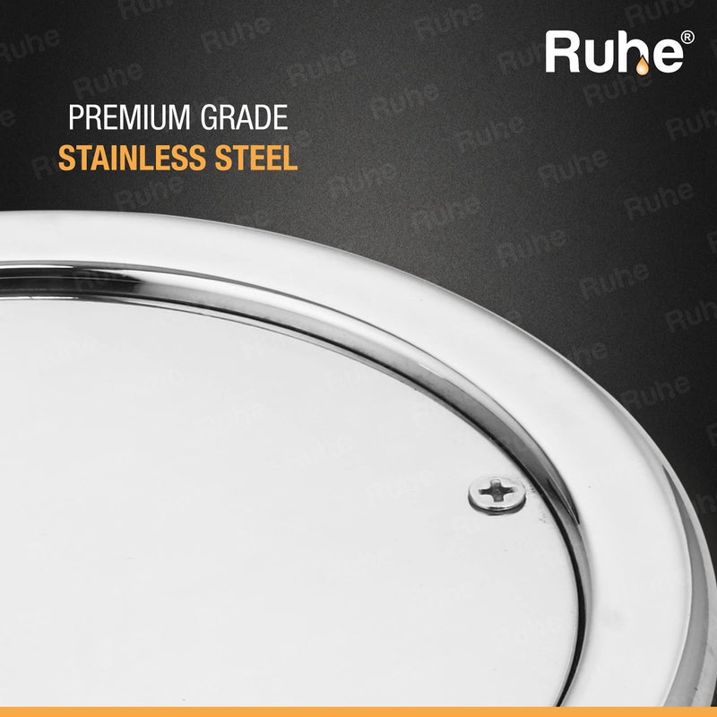 Ruhe® Round Clean Out Jali | Premium Grade Stainless Steel Round Clean Out Floor Drainer/Jali | (5 Inches) | (Pack of 2) - Image 4
