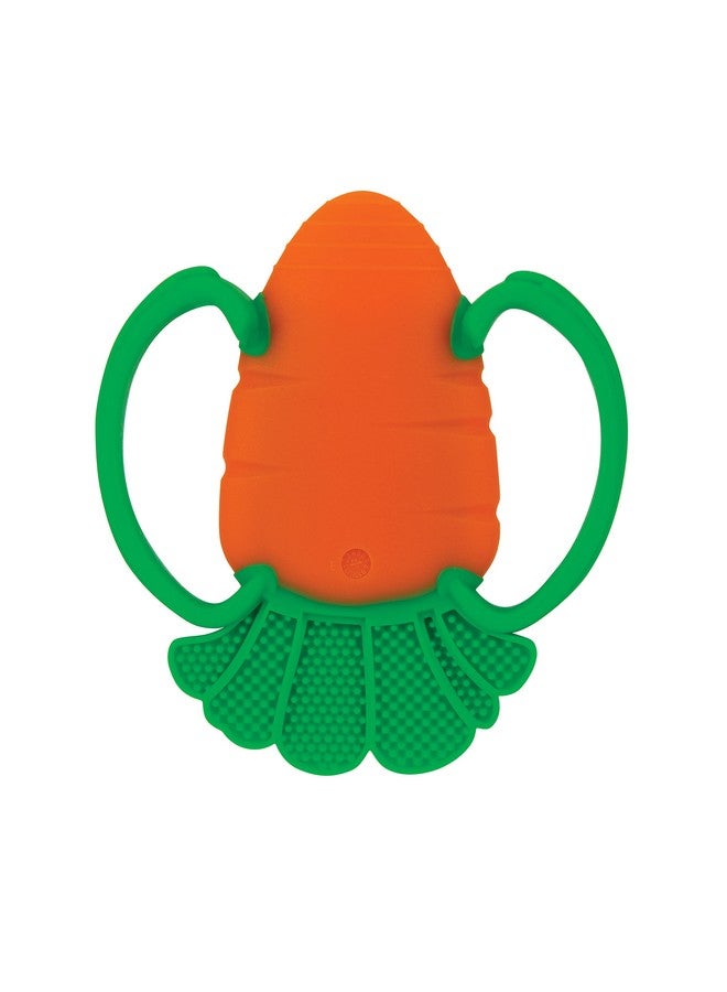 Nuby Veggie Teether For Teething Relief - Soft Baby Teething Toy - 3+ Months - Carrot - Image 3