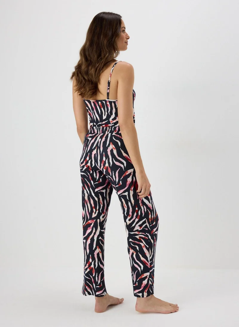 Matalan Navy Animal Trend Pyjama Trousers
