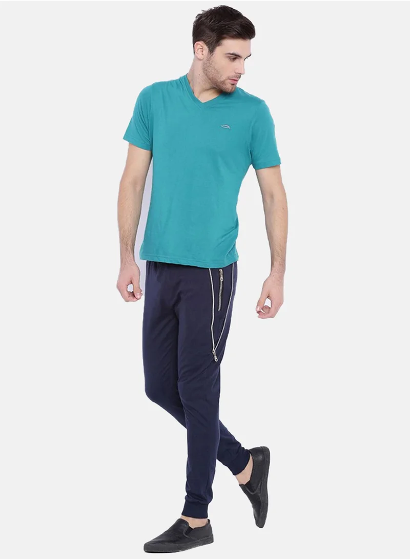 كامبوس سوترا بنطلون رياضي رجالي أزرق داكن بسحاب