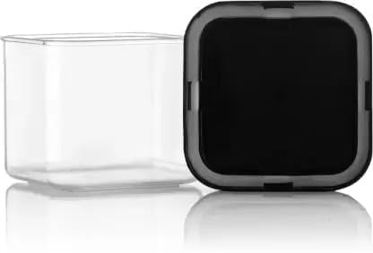 Xiran Kitchen Storage Box, Unbreakable Containers for Kitchen Storage Set, Kitchen Container Set, Kitchen Accessories Items for Home, Plastic Container for Kitchen(500Ml Black Set of 12) - Image 5