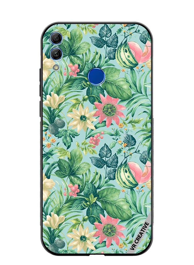 Protective Case Cover For Honor 10 Lite Sunflower Design Multicolour